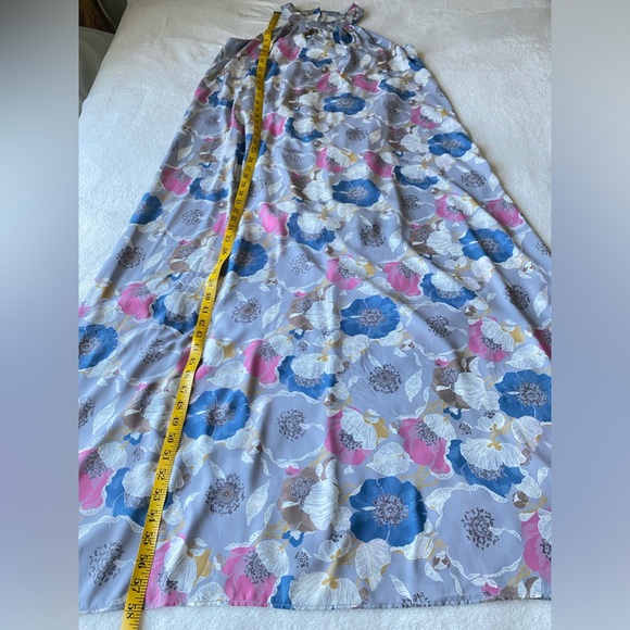 fab’rik floral chiffon maxi dress, size L - Picture 8 of 9